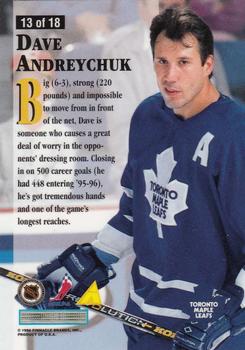 1995-96 Zenith - Gifted Grinders #13 Dave Andreychuk Back