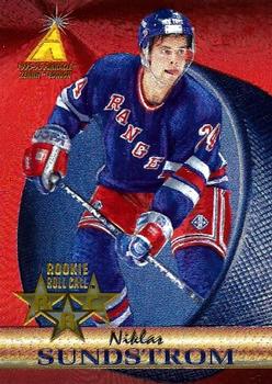 1995-96 Zenith - Rookie Roll Call #14 Niklas Sundstrom Front