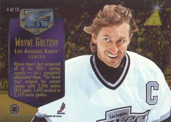 1995-96 Zenith - Z-Team #4 Wayne Gretzky Back