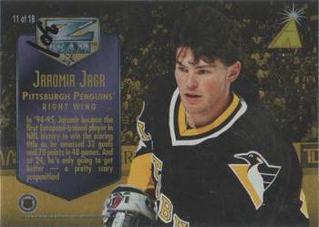 1995-96 Zenith - Z-Team #11 Jaromir Jagr Back