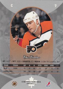 1996-97 Donruss Canadian Ice #7 Eric Lindros Back