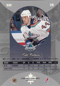 1996-97 Donruss Canadian Ice #28 Todd Bertuzzi Back
