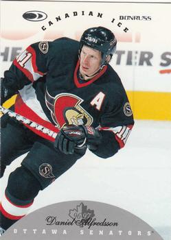 1996-97 Donruss Canadian Ice #34 Daniel Alfredsson Front