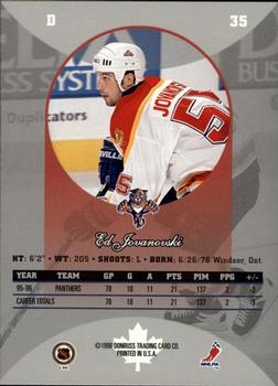1996-97 Donruss Canadian Ice #35 Ed Jovanovski Back