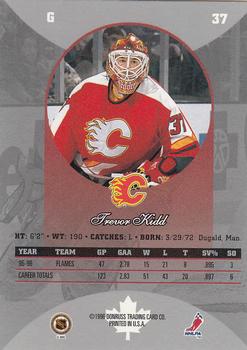 1996-97 Donruss Canadian Ice #37 Trevor Kidd Back