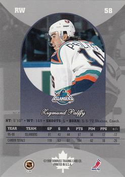 1996-97 Donruss Canadian Ice #58 Zigmund Palffy Back