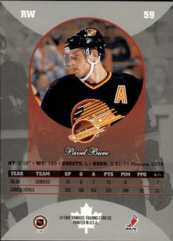 1996-97 Donruss Canadian Ice #59 Pavel Bure Back