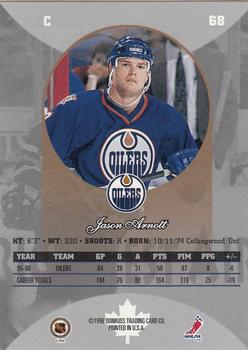 1996-97 Donruss Canadian Ice #68 Jason Arnott Back