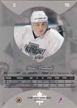 1996-97 Donruss Canadian Ice #76 Yanic Perreault Back