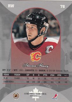 1996-97 Donruss Canadian Ice #78 Theoren Fleury Back