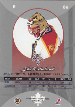 1996-97 Donruss Canadian Ice #84 John Vanbiesbrouck Back