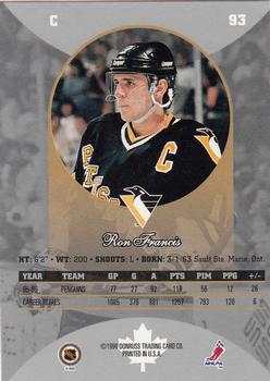 1996-97 Donruss Canadian Ice #93 Ron Francis Back