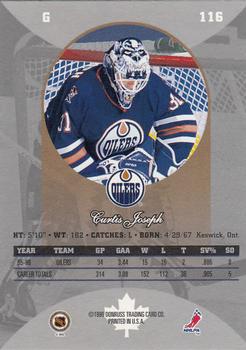 1996-97 Donruss Canadian Ice #116 Curtis Joseph Back