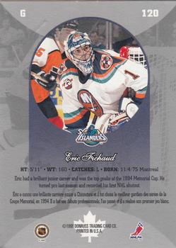 1996-97 Donruss Canadian Ice #120 Eric Fichaud Back