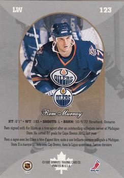 1996-97 Donruss Canadian Ice #123 Rem Murray Back