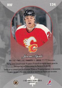 1996-97 Donruss Canadian Ice #124 Jarome Iginla Back