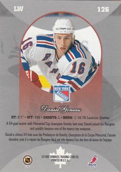 1996-97 Donruss Canadian Ice #126 Daniel Goneau Back