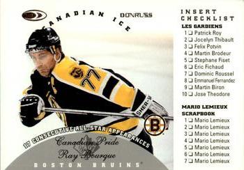 1996-97 Donruss Canadian Ice #150 Ray Bourque Front