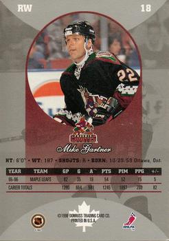 1996-97 Donruss Canadian Ice #18 Mike Gartner Back