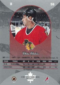 1996-97 Donruss Canadian Ice #56 Chris Chelios Back