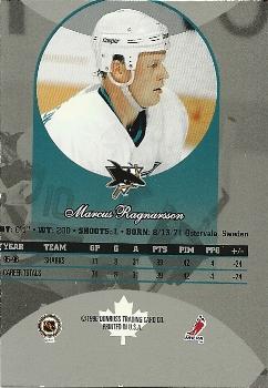 1996-97 Donruss Canadian Ice #83 Marcus Ragnarsson Back