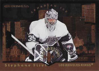 1996-97 Donruss Canadian Ice - Les Gardiens #5 Stephane Fiset Front