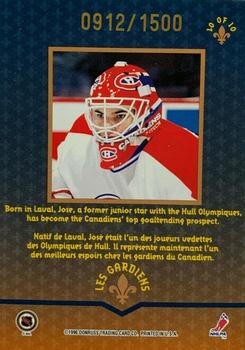 1996-97 Donruss Canadian Ice - Les Gardiens #10 Jose Theodore Back