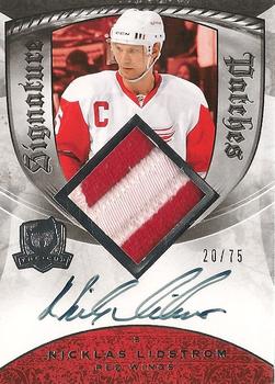 2008-09 Upper Deck The Cup - Signature Patches #SP-NL Nicklas Lidstrom  Front