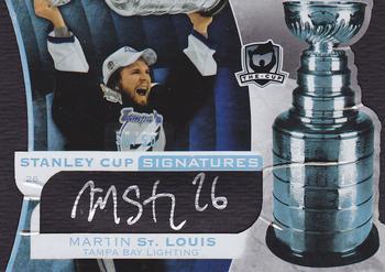 2008-09 Upper Deck The Cup - Stanley Cup Signatures #SCS-MS Martin St. Louis  Front