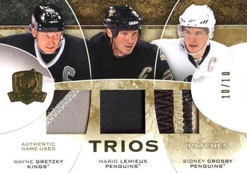 2008-09 Upper Deck The Cup - Trios Patches #CJ3-GLC Sidney Crosby / Mario Lemieux / Wayne Gretzky  Front