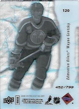 2008-09 Upper Deck Trilogy - Frozen in Time #120 Wayne Gretzky  Back
