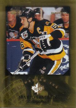 1996-97 Donruss Canadian Ice - Mario Lemieux Scrapbook #9 Mario Lemieux Front