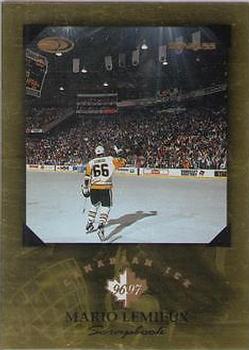 1996-97 Donruss Canadian Ice - Mario Lemieux Scrapbook #25 Mario Lemieux Front
