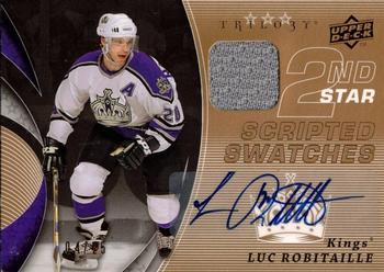 2008-09 Upper Deck Trilogy - Scripted Swatches Second Star #2ND-LR Luc Robitaille  Front