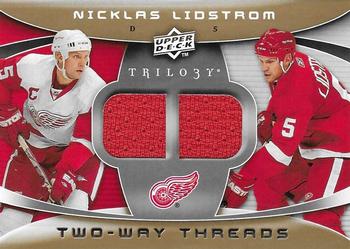 2008-09 Upper Deck Trilogy - Two-Way Threads #2W-NL Nicklas Lidstrom  Front