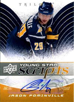 2008-09 Upper Deck Trilogy - Young Star Scripts #YS-JP Jason Pominville  Front