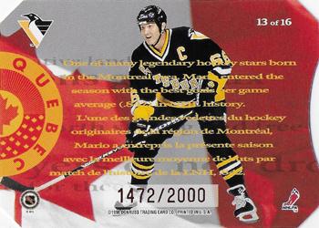 1996-97 Donruss Canadian Ice - O Canada #13 Mario Lemieux Back