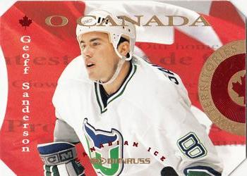 1996-97 Donruss Canadian Ice - O Canada #15 Geoff Sanderson Front