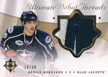 2008-09 Upper Deck Ultimate Collection - Debut Threads Patches #DT-DB Derick Brassard  Front