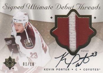 2008-09 Upper Deck Ultimate Collection - Debut Threads Patches Autographs #SDT-KP Kevin Porter  Front