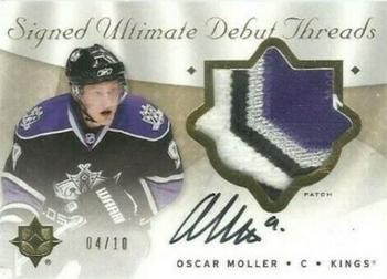 2008-09 Upper Deck Ultimate Collection - Debut Threads Patches Autographs #SDT-OM Oscar Moller  Front