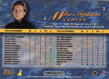 1996-97 Select Certified #2 Mike Modano Back