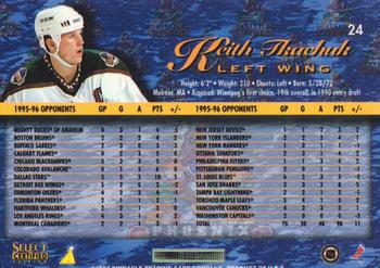 1996-97 Select Certified #24 Keith Tkachuk Back