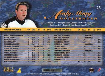1996-97 Select Certified #25 Andy Moog Back