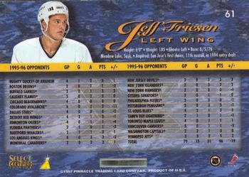 1996-97 Select Certified #61 Jeff Friesen Back