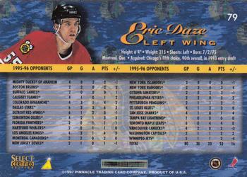 1996-97 Select Certified #79 Eric Daze Back