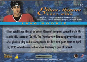 1996-97 Select Certified #116 Ethan Moreau Back
