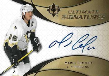 2008-09 Upper Deck Ultimate Collection - Ultimate Signatures #US-ML Mario Lemieux  Front