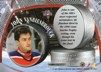 1996-97 Select Certified - Freezers #4 John Vanbiesbrouck Back