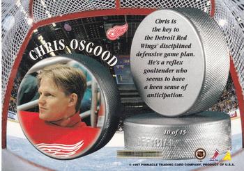 1996-97 Select Certified - Freezers #10 Chris Osgood Back